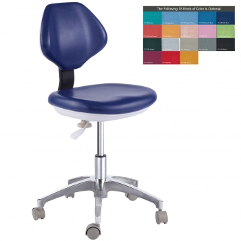 Dental Hygienist Stool Dental Assistant Chair QY90G With Back Support