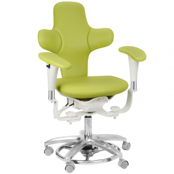 QIYUAN QY-MDS-E3 Dental Microscope Operator Stool Ergonomic Dentist Stool PU Leather Dynamic Seat