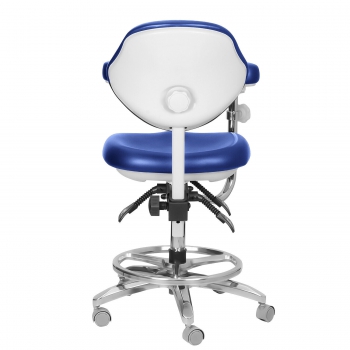 QIYUAN QY-600M-B2 Mobile Dental Assistant Stool Dental Operator Chair 360° Rotation Armrest