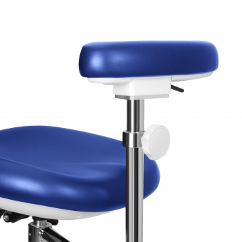 QIYUAN QY-600M-B2 Mobile Dental Assistant Stool Dental Operator Chair 360° Rotation Armrest