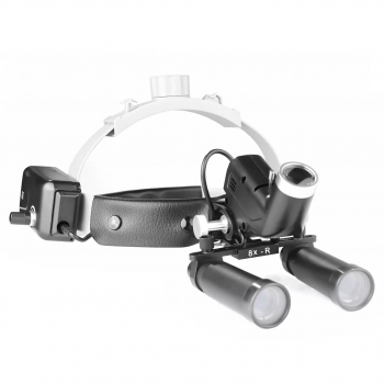 YUYO DY-Kit 4.0X/5.0X/6.0X/8.0X-R Dental Binocular Loupe + 5W LED Headband Headlight