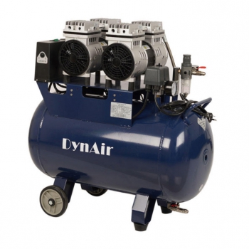 Dynamic DA5002 Dental Oil Free Oilless Air Compressor 50L Tank 1.1kW/1.5HP