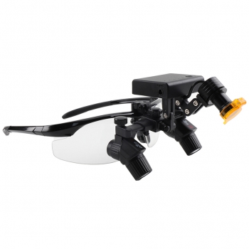 5W Wireless LED Surgical Headlight + 4.0X 450mm Ergonomic Ergo Loupe Magnifier Ergo Magnifying Glasses