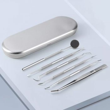 6pcs Dentist Tools Kit Dental Cleaning Tool Set for Teeth Cleaning and Whitening