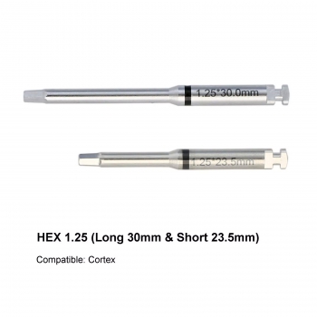 Dental Implant Abutment Latch Screwdriver Hex Drivers Stainless Long Short