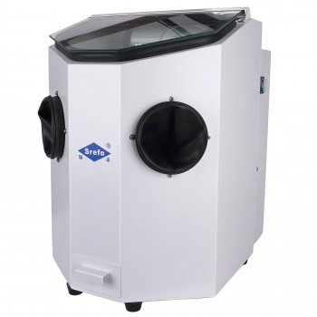 Srefo R-605 Dental Lab Corundum Sandblaster Sandblasting Dust-proof Box with LED Light