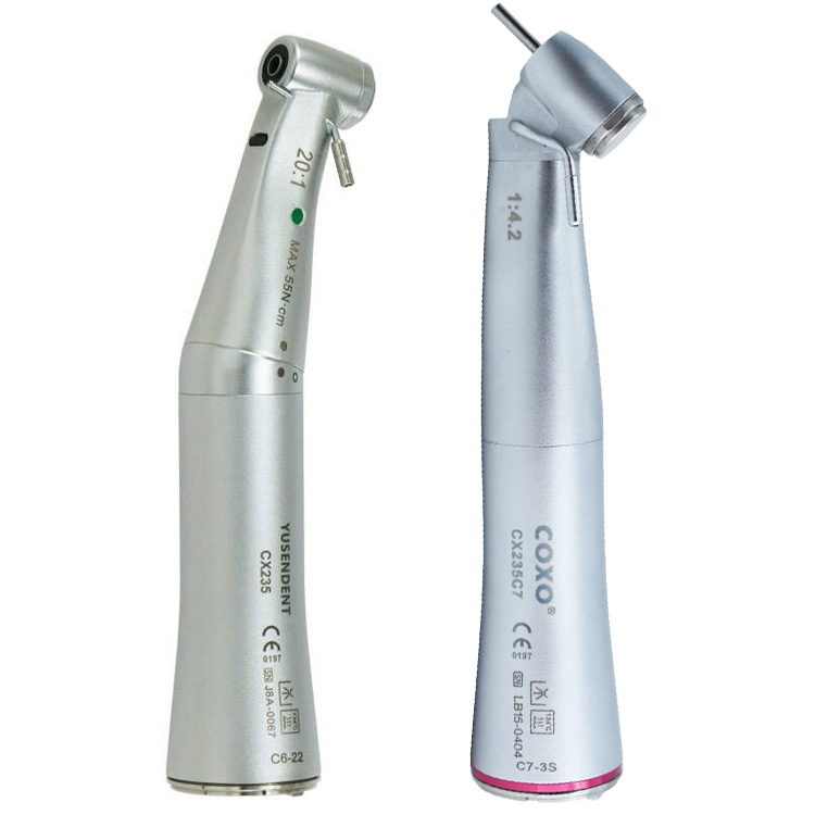 Coxo C-Sailor S1 Dental Implant Motors / Physiodispensers with CX235C7-3S + CX235C6-22 Contra Angle Handpiece