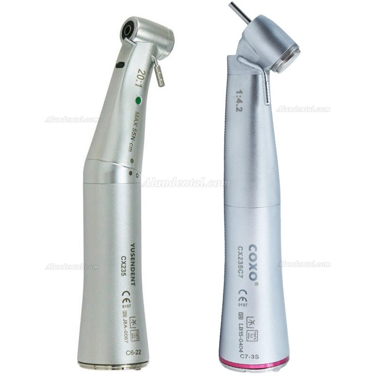 COXO C-Sailor Pro+ Professional Dental Implant Motor & Surgery Motor with CX235C7S3 + CX235C6-22 Contra Angle Handpiece