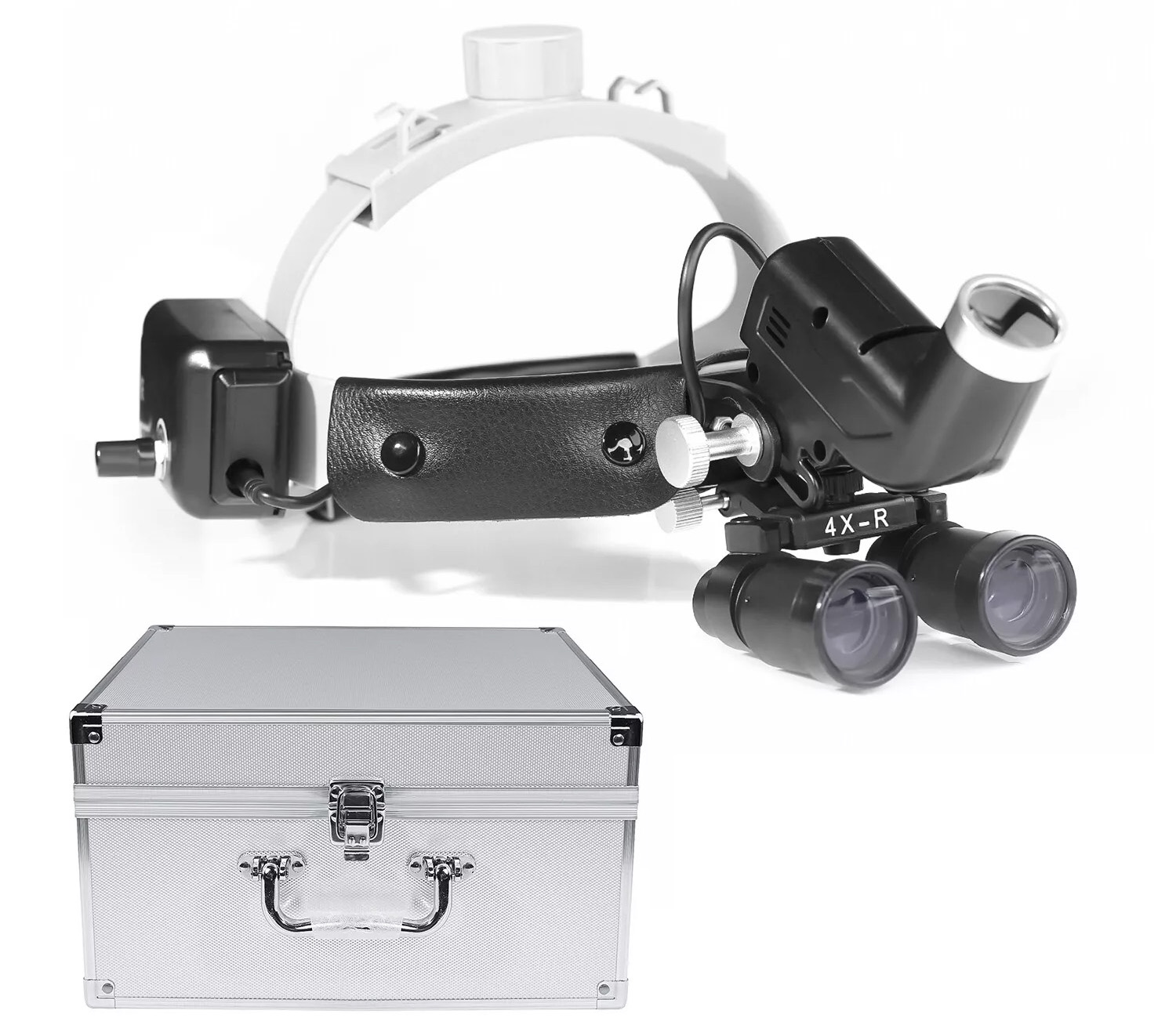 YUYO DY-006-Kit 4.0X Dental Binocular Loupe + 5W LED Headband Headlight