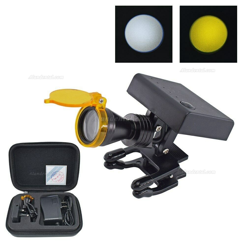 Buy Cheap Dental 5W LED Wireless Clip-on Headlight with Optical Filter  Equipment for Sale!