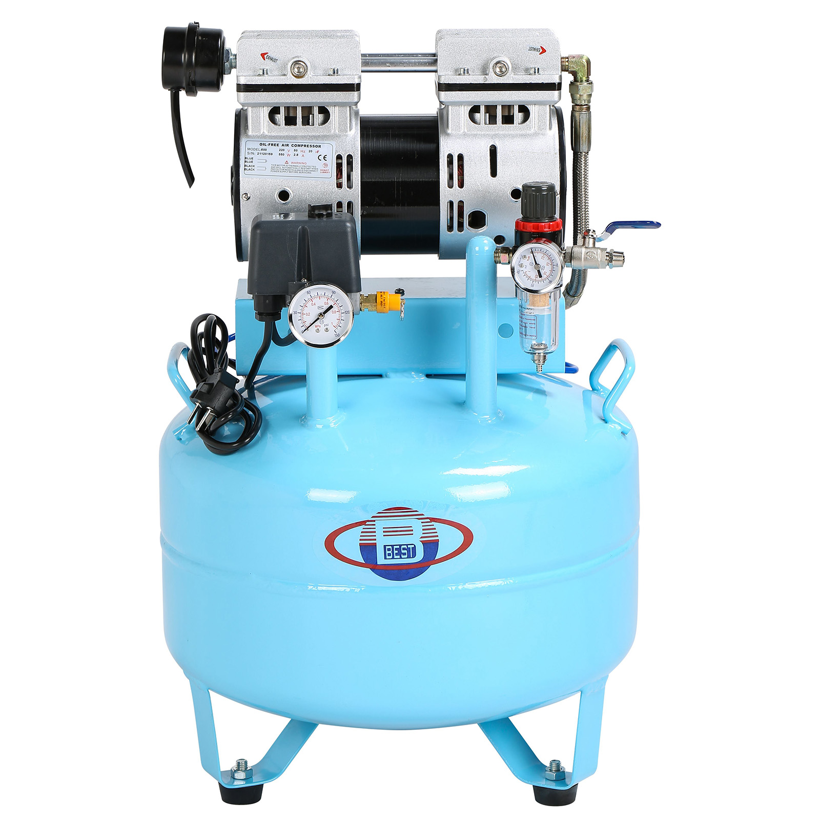 BEST® BD-101 Dental Silent Oilless Air Compressor Noiseless