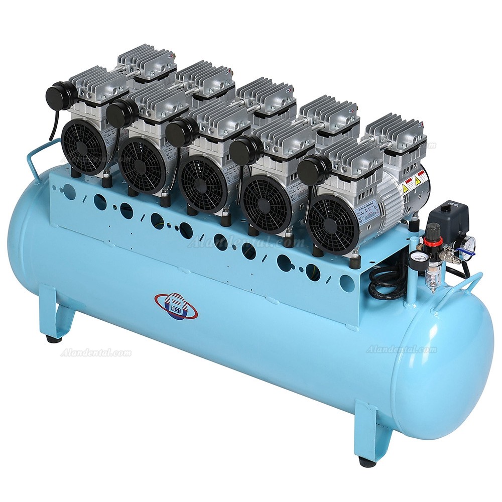 Best®BD-205 180L Dental Air Compressor Noiseless Oilless 750L/min