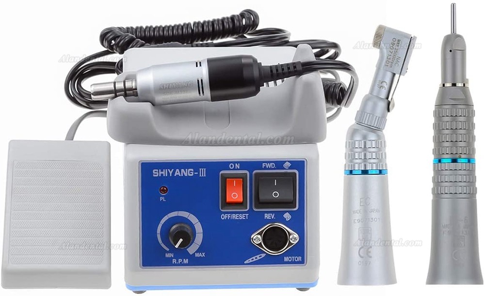 Alta calidad SHIYANG N3S Micromotor Dental S05 Pieza de Mano Contra-ángulos  Recta Aire Motor Kit Compatible con Marathon en venta 